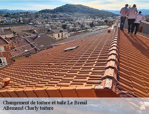 Changement de toiture et tuile le-breuil-51210 Allemand Charly toiture