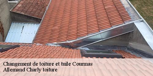 Changement de toiture et tuile  courmas-51390 Allemand Charly toiture