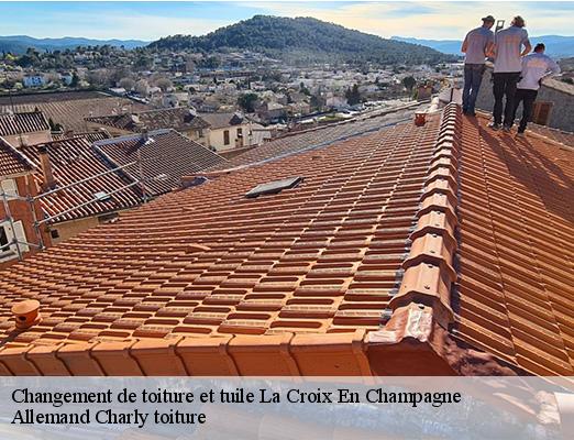 Changement de toiture et tuile  la-croix-en-champagne-51600 Allemand Charly toiture