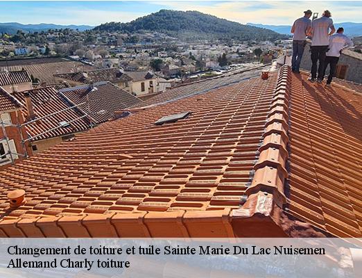 Changement de toiture et tuile  sainte-marie-du-lac-nuisemen-51290 Allemand Charly toiture