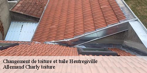 Changement de toiture et tuile  heutregiville-51110 Allemand Charly toiture