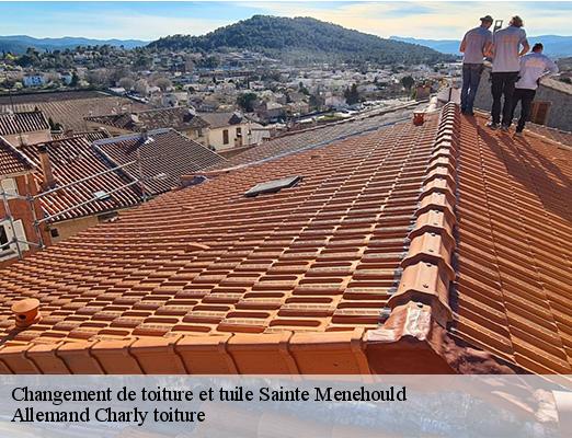 Changement de toiture et tuile sainte-menehould-51800 Allemand Charly toiture