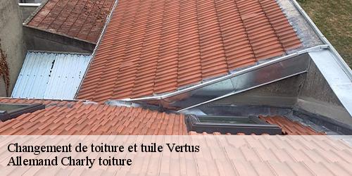 Changement de toiture et tuile  vertus-51130 Allemand Charly toiture