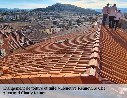 Changement de toiture et tuile  villeneuve-renneville-che-51130 Allemand Charly toiture