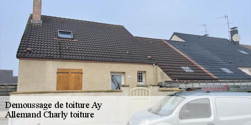 Demoussage de toiture ay-51160 Allemand Charly toiture
