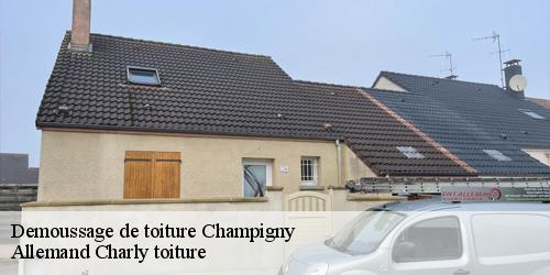 Demoussage de toiture  champigny-51370 Allemand Charly toiture