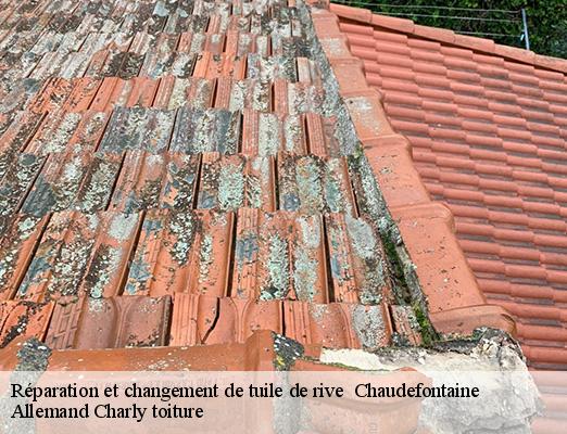 Réparation et changement de tuile de rive   chaudefontaine-51800 Allemand Charly toiture