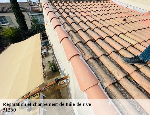 Réparation et changement de tuile de rive   esclavolles-lurey-51260 Allemand Charly toiture