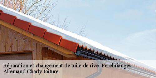 Réparation et changement de tuile de rive   ferebrianges-51270 Allemand Charly toiture
