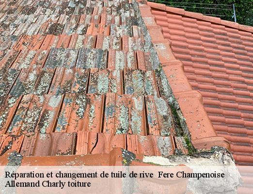 Réparation et changement de tuile de rive fere-champenoise-51230 Allemand Charly toiture