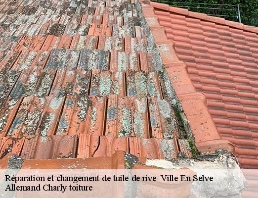 Réparation et changement de tuile de rive ville-en-selve-51500 Allemand Charly toiture