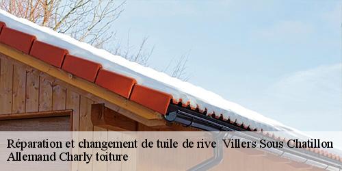 Réparation et changement de tuile de rive villers-sous-chatillon-51700 Allemand Charly toiture