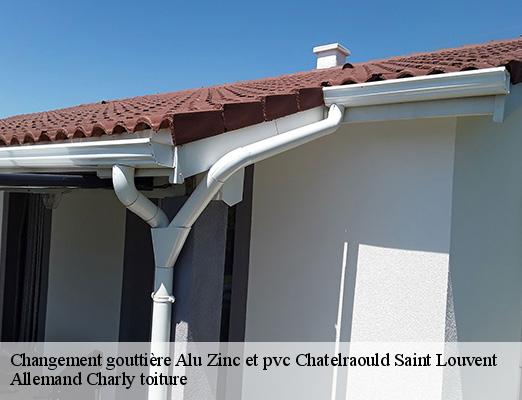 Changement gouttière Alu Zinc et pvc  chatelraould-saint-louvent-51300 Allemand Charly toiture