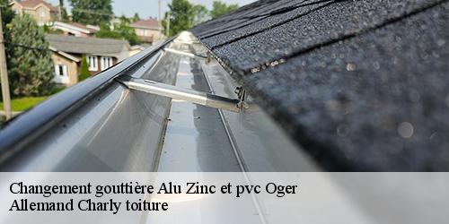 Changement gouttière Alu Zinc et pvc  oger-51190 Allemand Charly toiture