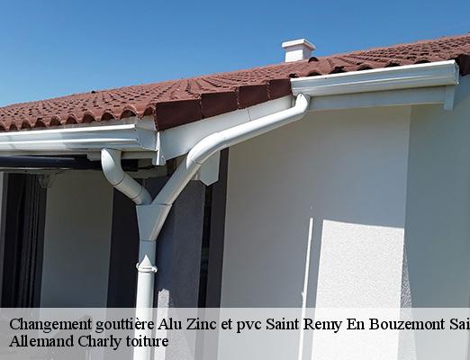 Changement gouttière Alu Zinc et pvc  saint-remy-en-bouzemont-saint-g-51290 Allemand Charly toiture