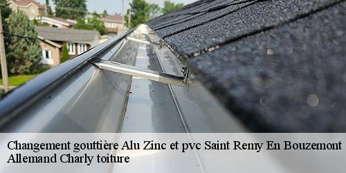 Changement gouttière Alu Zinc et pvc  saint-remy-en-bouzemont-saint-g-51290 Allemand Charly toiture