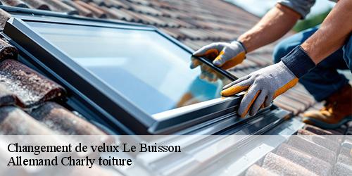 Changement de velux  le-buisson-51300 Allemand Charly toiture