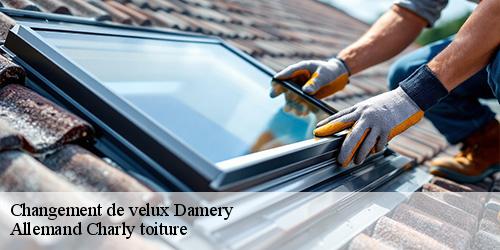 Changement de velux  damery-51480 Allemand Charly toiture