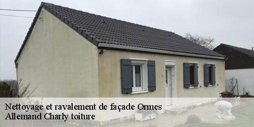 Nettoyage et ravalement de façade  ormes-51370 Allemand Charly toiture
