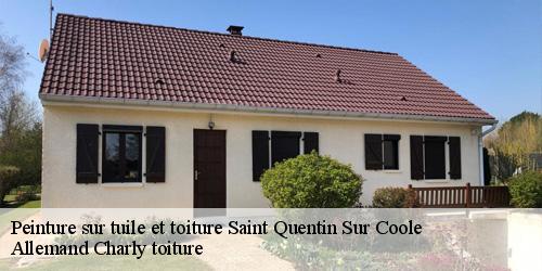 Peinture sur tuile et toiture saint-quentin-sur-coole-51240 Allemand Charly toiture